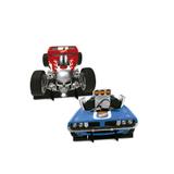 Enfeite de Mesa Silhueta Hot Wheels 04 unidades Cromus