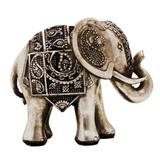 Enfeite Decorativo Elefante Prateado - Resina