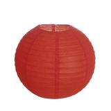 Enfeite Lanterna Japonesa Redondo Vermelho Cromus