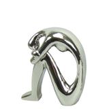 Enfeite modelo mulher prata Studio Collection SRU2084