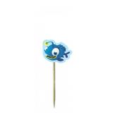 Enfeite Palito para Decorar Fundo do Mar Peixe Azul 10 unidades Duster - Festabox