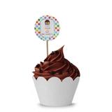 Enfeite Palito para Decorar Keep Calm and Eat Brigadeiro 10 unidades Duster - Festabox