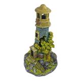 Enfeite Para Aquário Farol Ruina - Aquária