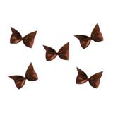 Enfeite para Lembrancinha Mini Lacinho Marrom 50 unidades - Festabox