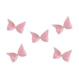 Enfeite para Lembrancinha Mini Lacinho Rosa Claro 50 unidades - Festabox