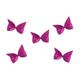 Enfeite para Lembrancinha Mini Lacinho Rosa Pink 50 unidades - Festabox