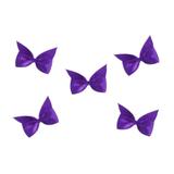Enfeite para Lembrancinha Mini Lacinho Roxo 50 unidades - Festabox