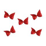 Enfeite para Lembrancinha Mini Lacinho Vermelho 50 unidades - Festabox