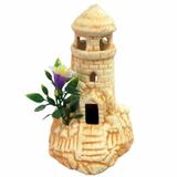 Enfeites Para Aquario Torre Farol Envelhecido - Trema
