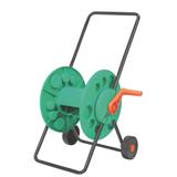Enrolador Suporte Mangueira Jardim Até 80m C/Roda Tramontina