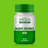 Enxofre Orgânico (MSM) - 400mg 60 cápsulas - Farmácia eficácia