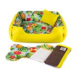 Enxoval Cama Pet Cachorro Gato Lola Impermeável - G - Tropical - Senhor bicho