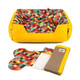 Enxoval Cama Pet Cachorro Gato Lola Impermeável - GG - Colors Amarelo - Senhor bicho