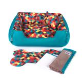 Enxoval Cama Pet Cachorro Gato Lola Impermeável - GG - Colors Verde - Senhor bicho