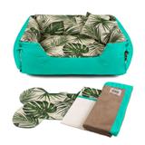Enxoval Cama Pet Cachorro Gato Lola Impermeável - M - Amazônia - Senhor bicho