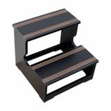 Escada 2 Degraus Mdf Para Maca, Clínicas E Hospitais - Linha Black - Shopfisio - Salus brasil móveis