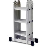 Escada Multifuncional 4x3 Alumínio 12 Degraus com Plataforma - MOR