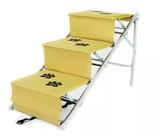 Escada Para Cães Cachorro Dobravel Rampa Tubline Pet Bege