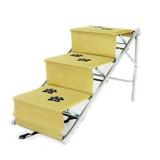 Escada Para Cães Cachorro Tubline Dobravel Rampa Bege