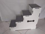 - Escada Pet Para Cachorros E Gatos Em Mdf Com 4 Degraus 70 Cm - Artesanato jsl