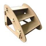 Escada Rampa Pet Dog Cachorro Gatos Para Subir Sofa Cama Mdf - Jkveras