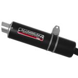 Escape Roncar Aluminium Redondo Nxr 160 Bros 15 Xre 190 16 Preto
