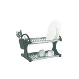 Escorredor 16 Pratos com Laterais Polipropileno Preto - Brinox