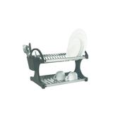 Escorredor 16 Pratos com Laterais Polipropileno Preto - Brinox