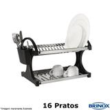 Escorredor 16 Pratos Linha Suprema - Brinox