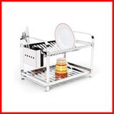 Escorredor 16 Pratos Montado Porta Talheres Em Aço Inox - Mak-Inox