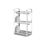 Escorredor Aço Inox Profissional 60 Pratos - Suprema - Brinox