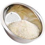 Escorredor de Arroz Aço Inox 24 cm Euro Home IN9307