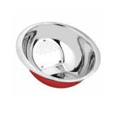 Escorredor De Arroz Inox Vermelho - Catuaí