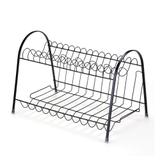 Escorredor de Louça Pratos Preto Max Duplo Linha Black - Arthi