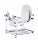 Escorredor de Louças 12 Pratos Aço Inox Mak-Inox