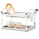 Escorredor de Louças Aço Inox capac. 16 pratos - Brinox