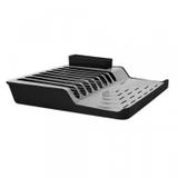 Escorredor de Louças Aço Inox Minimal Brinox Preto