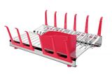 Escorredor de Louças Aço Inox Vermelho 61535/560 Tramontina