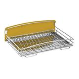 Escorredor de Louças Aéreo 2489 Amarelo e Inox com Bandeja Masutti Copat