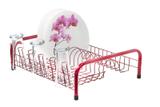 Escorredor de louças Cama 13 Pratos Vermelho - Fiver