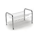 Escorredor de Louças com Porta Copos em Aço 40x32x26 - Arthi