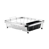 Escorredor de louças com porta talher em inox Arthi