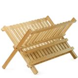 Escorredor de Louças de Bambu Dobrável EcoKitchen Mimo Style