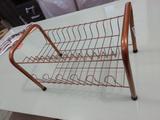 Escorredor De Louças Duplo Tipo Berço Com Porta Copos - Cobre - Fiver