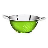 Escorredor de Massa 24cm Inox/Verde - Gourmet Mix