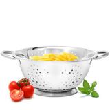 Escorredor De Massas Com Alças Em Aço Inox 24cm - Jfz