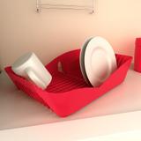 Escorredor de pratos Infinity vermelho OU