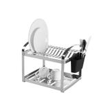 Escorredor de pratos Inox Suprema 12 Pratos Brinox