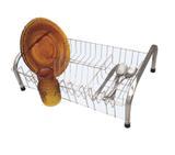 Escorredor de pratos para 20 pratos 7 copos e talheres em aço cromado Cama Luxo - Csk