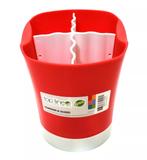 Escorredor De Talher Desmontável Top Line Plastico Vermelho